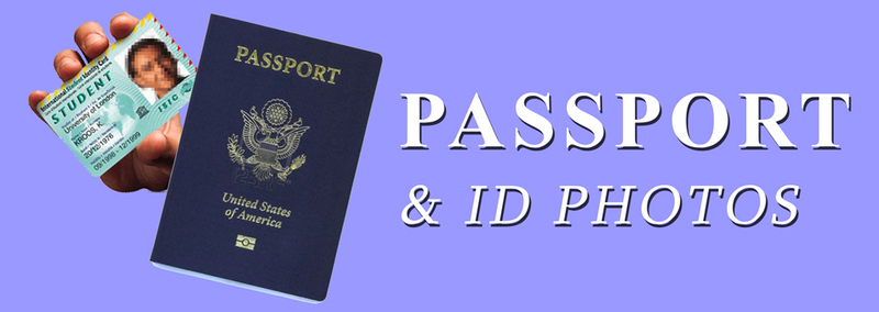 Passport and ID photos banner